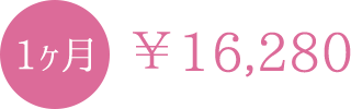 1ヵ月¥16,280